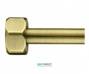 Жорстка підводка для змішувача Emmevi золото CO73101D OR