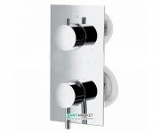 Смеситель для душа термостатический встраиваемый Bossini Oki-4 хром Z77206410