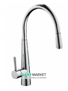 Змішувач для кухні Koller Pool Design Plus змішувач з висувним виливом латунь хром DS0600