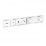Термостат для прихованого монтажу на 3 функції Hansgrohe RainSelect білий матовий 15381700
