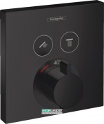 Термостат для прихованого монтажу на 2 функції Hansgrohe ShowerSelect чорний матовий 15763670