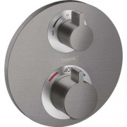 Термостат для прихованого монтажу з запірним / переключающим вентилем Hansgrohe Ecostat S білий матовий 15758700