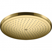 Верхній душ Hansgrohe Croma 280 круглий метал поліроване золото 26220990