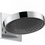Верхній душ Hansgrohe Rainfinity 250 1jet з настінним кріпленням хром / графіт 26226000
