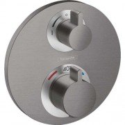 Термостат для прихованого монтажу з запірним / переключающим вентилем Hansgrohe Ecostat S білий матовий 15758700