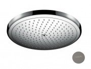 Верхний душ Hansgrohe Croma 280 Air 1jet EcoSmart круглый металл черный хром шлифованный 26221340