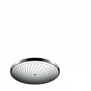 Верхній душ Hansgrohe Croma 280 круглий метал чорний хром шліфований 26220340