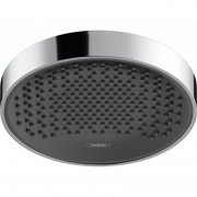 Верхний душ Hansgrohe Rainfinity 250 1jet круглый металл черный хром шлифованный 26228340
