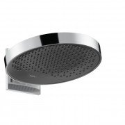 Верхний душ Hansgrohe Rainfinity 360 1jet с настенным креплением бронза шлифованная/графит 26230140