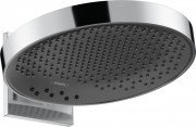 Верхній душ Hansgrohe Rainfinity 360 3jet з настінним кріпленням чорний хром шліфований / графіт 26234340