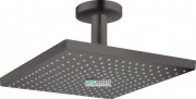 Верхний душ Hansgrohe Raindance E 300 1jet с потолочным подсоединением черный хром шлифованный 26250340