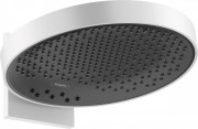 Верхний душ Hansgrohe Rainfinity 360 3jet с настенным креплением белый матовый/графит 26234700