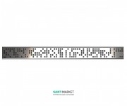 Решітка для водовідвідного жолоба AlcaPlast Code 950 мм матова CODE-950M