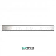 Решітка для водовідвідного жолоба AlcaPlast Route 750 мм глянцева ROUTE-750L