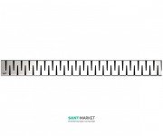 Решетка для водоотводящего желоба AlcaPlast Zip 750 мм глянцевая ZIP-750L