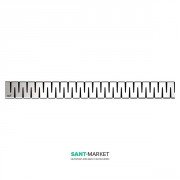 Решетка для водоотводящего желоба AlcaPlast Zip 950 мм матовая ZIP-950M