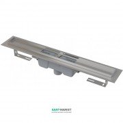 Водоотводящий желоб AlcaPlast Low с порогами для перфорированной решетки APZ1101-750