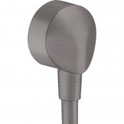 Шланговое під'єднання Hansgrohe FixFit E чорний хром шліфований 27454340