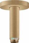 Держатель для верхнего душа Hansgrohe S 100 мм бронза шлифованная 27393140