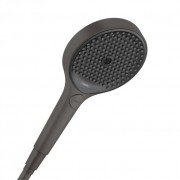 Душова лійка Hansgrohe Rainfinity 130 3jet EcoSmart чорний хром шліфований 26865340