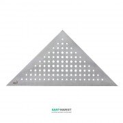 Решітка для кутового водовідвідного жолоба AlcaPlast Triton нержавіюча сталь матова TRITON