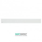 Решетка для водоотводящего желоба AlcaPlast Glass 750 мм белое стекло GL1200-750