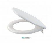 Сидіння з кришкою для унітазу AlcaPlast антибактеріальну Soft Close білий A604