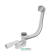 Сифон для гидромассажных ванны AlcaPlast хром A566-112122-57