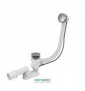 Сифон для ванни AlcaPlast автомат метал A55KM-80