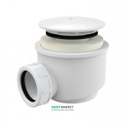 Сифон для душового поддонa AlcaPlast Ø60 мм білий A47B-60