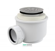 Сифон для душового поддонa AlcaPlast Ø60 мм з нержавіючої peшeткой A46-60