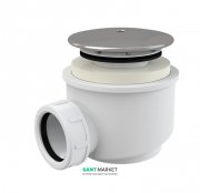 Сифон для душового поддонa AlcaPlast Ø60 мм хром A47CR-60