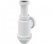 Сифон для мойки AlcaPlast с накидной гайкой 6/4