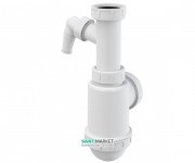 Сифон для мойки AlcaPlast с накидной гайкой 6/4
