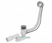 Сифон для ванны AlcaPlast автомат комплект металл A551KM