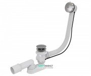 Сифон для ванны AlcaPlast автомат комплект металл A551KM-80