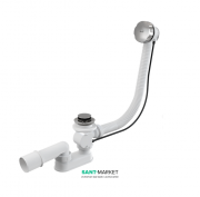 Сифон для ванни AlcaPlast автомат комплект метал A55K