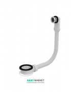 Злив-перелив для раковини AlcaPlast хром A328CR