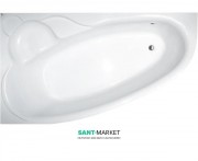 Ванна акриловая Koller Pool Nadine 150x100 см угловая левая NADINE150X100L