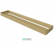 Тримач для рушників Haceka Aline Gold подвійний 61 см матове золото 1196888
