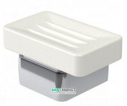 Мильниця для ванною Haceka Aline P настінна білий / хром матовий 1194608