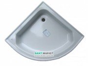 Душовий піддон Koller Pool 70x70 см напівкруглий сталь білий C00C1200E