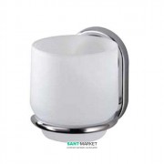 Cтакан для зубних щіток Haceka LaRonde Brillant хром / матове скло 1110843