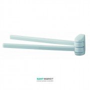 Тримач для рушників Haceka Uno поворотний пластик білий 1116995