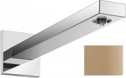 Держатель верхнего душа Hansgrohe Square 38,9 см бронза шлифованная 27694140