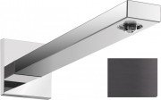 Держатель верхнего душа Hansgrohe Square 38,9 см черный хром шлифованный 27694340