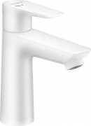Смеситель для раковины Hansgrohe Talis E CoolStart однорычажный со сливным гарнитуром белый матовый 71713700