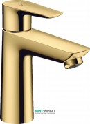 Змішувач для раковини Hansgrohe Talis E CoolStart змішувач із зливним гарнітуром поліроване золото 71713990