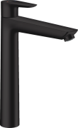 Змішувач для раковини Hansgrohe Talis E 240 змішувач із зливним гарнітуром чорний матовий 71716670