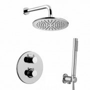 Душова система прихованого монтажу PAFFONI LEVEL KIT LIQ018 CR колір хром